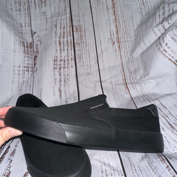 Black Canvas Slip-on Shoe - Picture 2 of 4